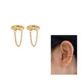 Abigail Chain Cuff Earrings