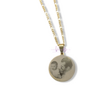 Etched Photo Pendant